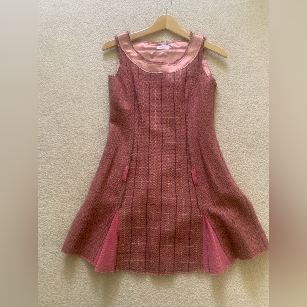 Vintage Max & Co. Pink tweed dress 
Deconstructed style
Purchased in Milan